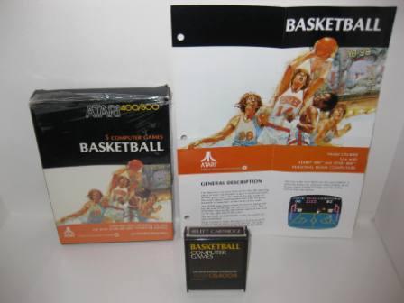 Basketball (Cartridge) (CIB) - Atari 400/800 Game